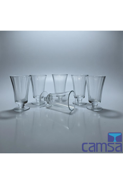 Queen’s Kitchen Set of 6 Coffee Cups with Side Stands 125 ml