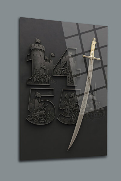 glassartdesign The Conquest of Istanbul 1453 Glass Painting