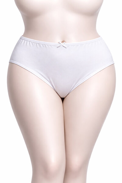 YUYİ Ji̇ber 96% Cotton 4% Elastane Antiallergic Large Size 3-Pack Women's Und...