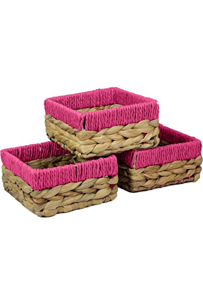 OEM Set 3 Coșuri Depozitare Pelican Collection - Zambilă de Apă, Cadru Metali...