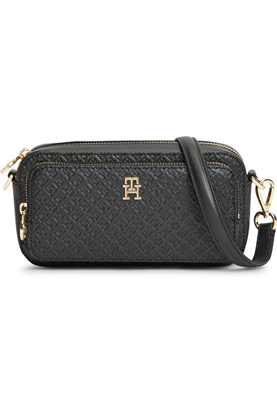 Tommy Hilfiger Th Daily Black Camera Bag Mono