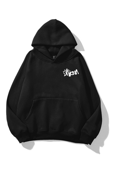 Flaubert UNISEKS MODERNA KAPULJAČA SA ŠTAMPOM, TKANINA OD 3 NITI, PREVELIKOG ...