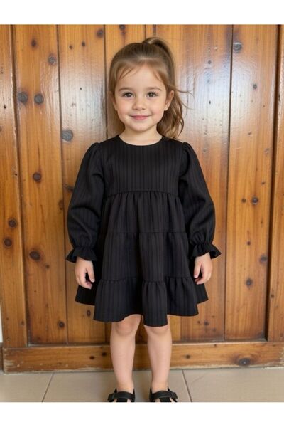 BİLGEN Style Rochie festivă cu volane pentru fete