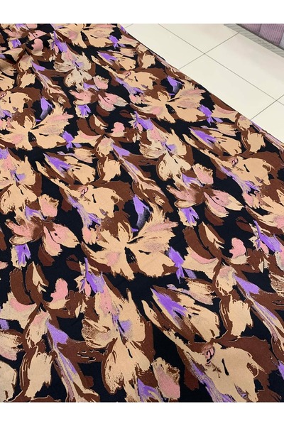 Evimmis Бавовняна люксовая віскозна тканина для суконь, спідниць, шароварів, ...