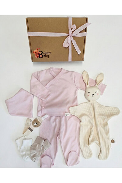 db MOON Newborn Boxed Set of 7 (3-Piece Bodysuit, Sleeping Companion, Pacifie...