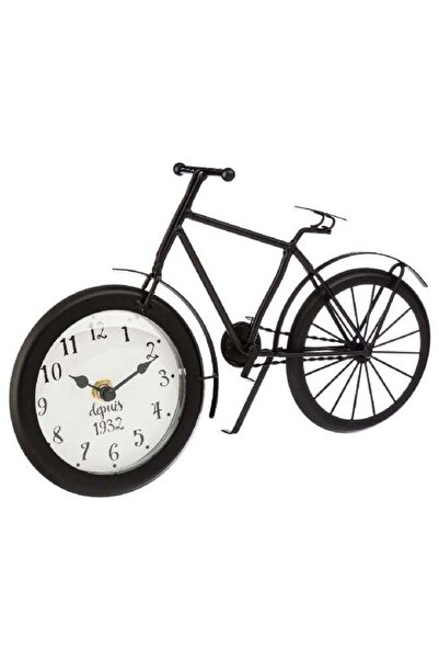 Atmosphera High-Quality Bike Clock Black and White 28 x 18 cm