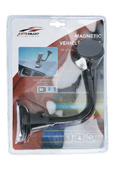 AUTOSMART Universal Design Magnetic Car Phone Holder Black