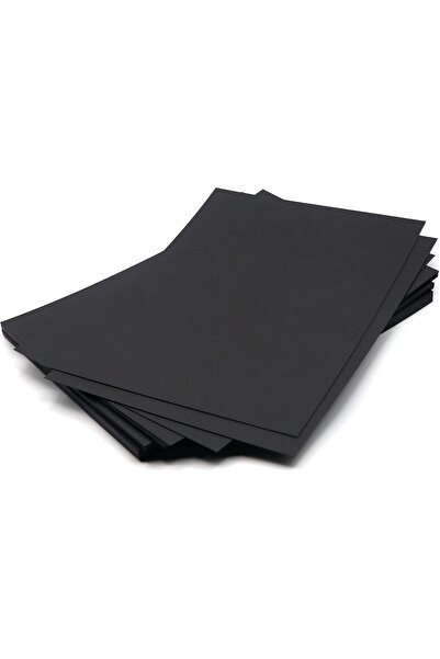 firstnock A4 Black Paper 350GSM, 20 Sheets Thick Dark Black Paper Card