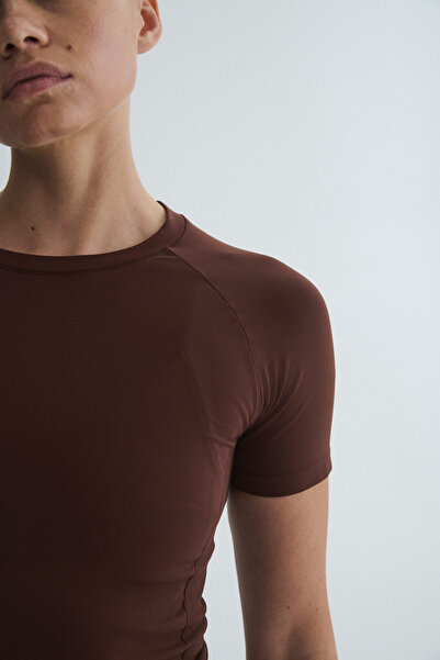 H&M Spor Tişörtü Seamless Slim Fit DryMove™