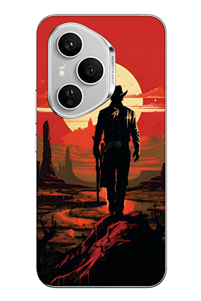 FLAMENKO غطاء هاتف شفاف متوافق مع هونر 400 برو بنمط غروب الشمس على طراز رعاة ...