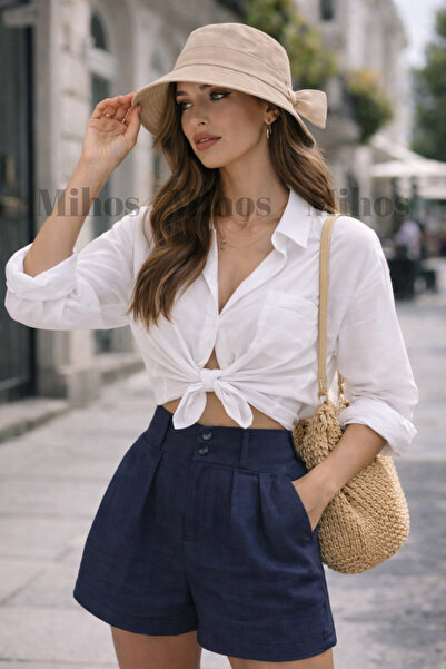 Mihos Pălărie de vară ajustabilă cu protecție UV, cu detalii cu fundă, pentru...