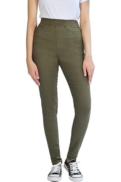 OEM M17 jeggings, skinny cut, classic casual, with Pocketed for women, khaki,...