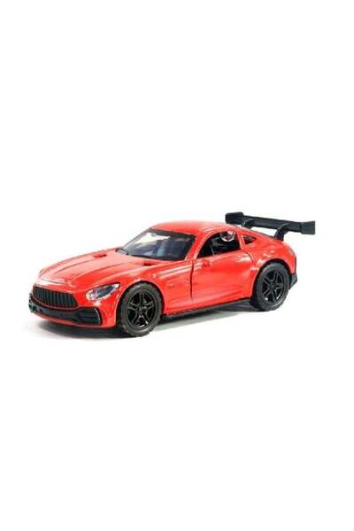 hst High-Quality Alloy Sport Car Toy Red and Black