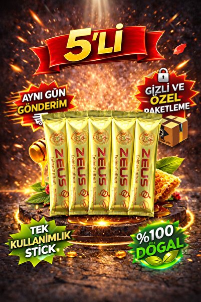 ZEUS Epmedyum Ginsengg Ultra Gold Kuvvt Macunu – 5’li Tek Kullanımlık Stick