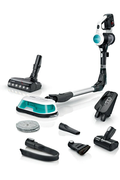 Bosch 2'si 1 arada Süpürme ve Silme, Unlimited 7 ProHygienic Şarjlı Süpürge A...