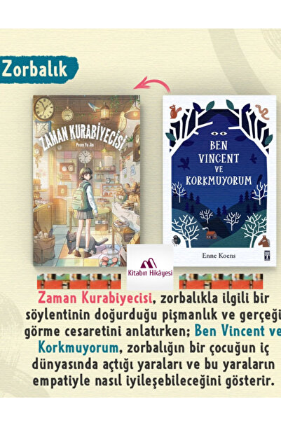 Genç Timaş 6-7-8. Sınıf Zaman Kurabiyecisi ,Ben Vincent ve Korkmuyorum (2kita...