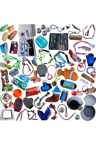 OEM Set Accesorii Animale - Zgarzi, Lesie, Jucarii, Ingrijire - Peste 70 Pies...