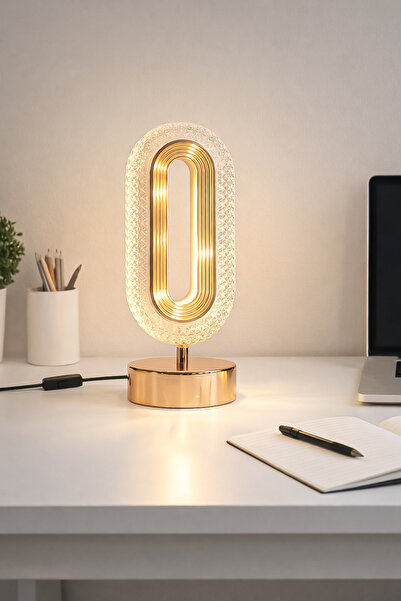 Turanconcept Doruk Modern Masa Lambası Enerji Tasarruflu Dekoratif Led Abajur...