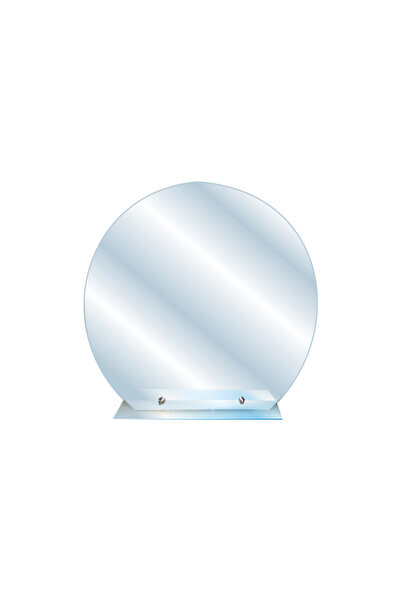 regata Oglindă de baie cu raft RO-8105 ovală 700x700 mm
