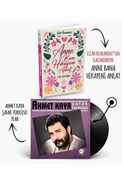 Halk Kitabevi Plaklı Kitaplar - Anne Bana Hikayeni Anlat - Ahmet Kaya Şafak T...