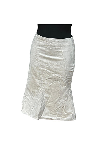 OEM More & More Maxi Skirt - Cotton and Acrylic, Casual and Elegant Style, Wh...