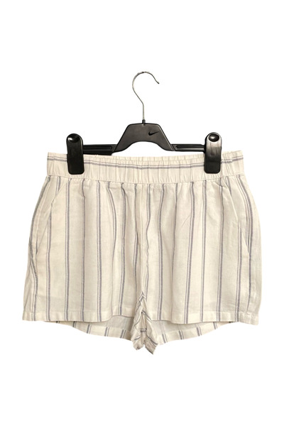 OEM Vero Moda Shorts - Linen and Viscose Material, Relaxed Fit - White, Size S