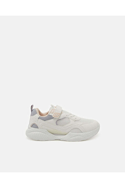 REDTAG Senior Girls White Material Block Trainer