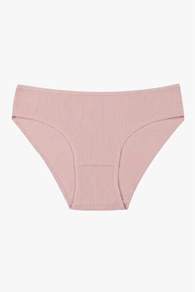 ECNT Women's 1-Piece Ribbed Cotton Bikini Panties