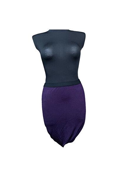 OEM Fustă Midi Alexander Wang - Elegantă, Material Fluid, Mov, Mărimea S