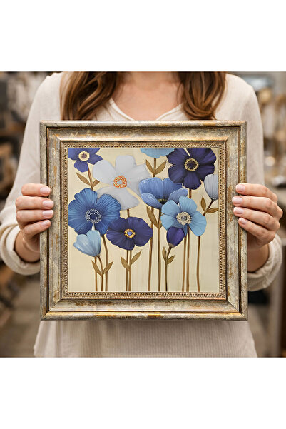 woodsia Decorative Framed Square Painting Dc0225