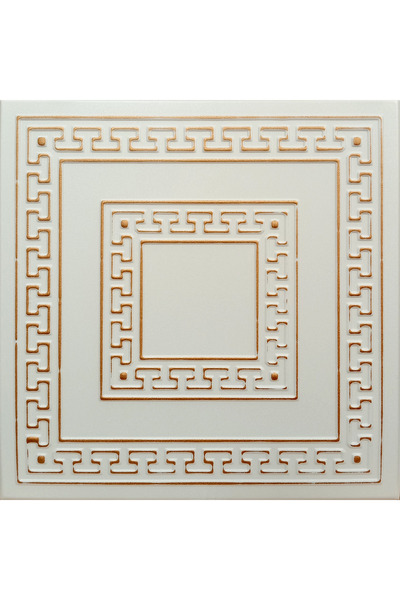 regata Placă decorativă pentru tavan fals XPS 08-ZT-23 500x500mm Auriu 3mm