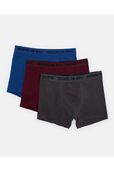 REDTAG Senior Boys Cotton Stretch Boxer Briefs 3 Pack
