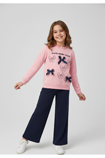 Breeze Girl's Pleated Sleeve Suit Set Bre-22415