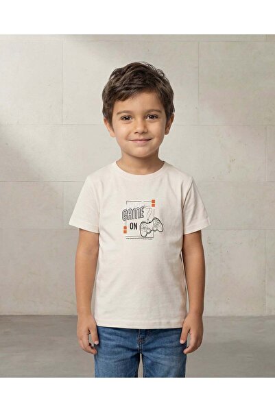 REDTAG تي شيرت بيج مطبوع للأولاد