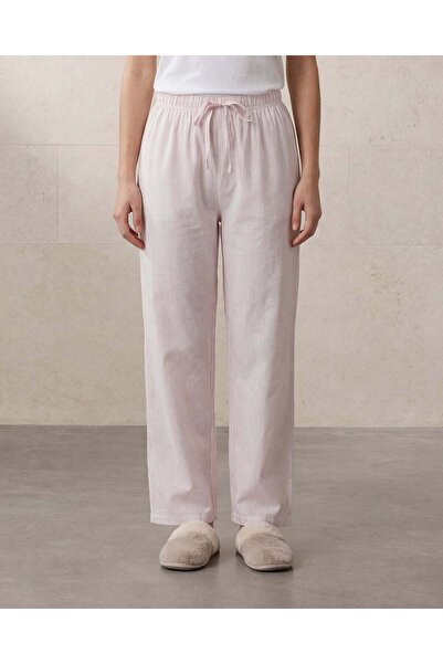 REDTAG بنطلون بيجاما نسائي وردي سادة