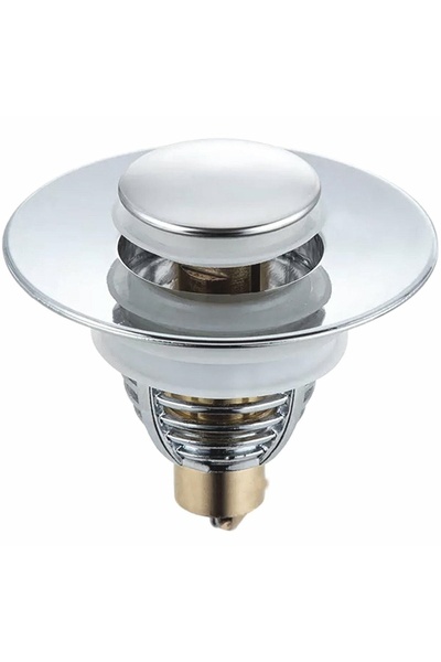 zola Dop de chiuvetă, din oțel și alamă, model click-clack, 6,2x5 cm, culoare...