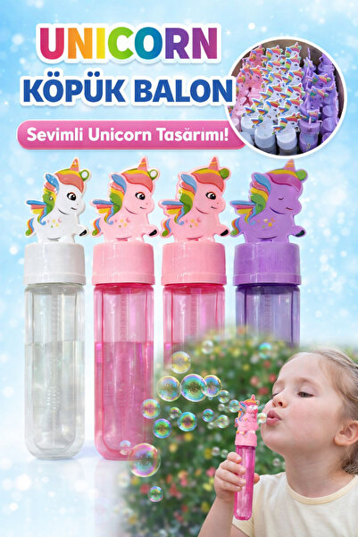KAR TANESİ 24 ADET KÖPÜK UNİCORN BALONCUK Hediye Karne Hediyesi Doğum Günü He...