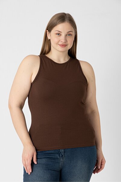 Trendbade Butik Women's Plus Size Halter Neck Badi