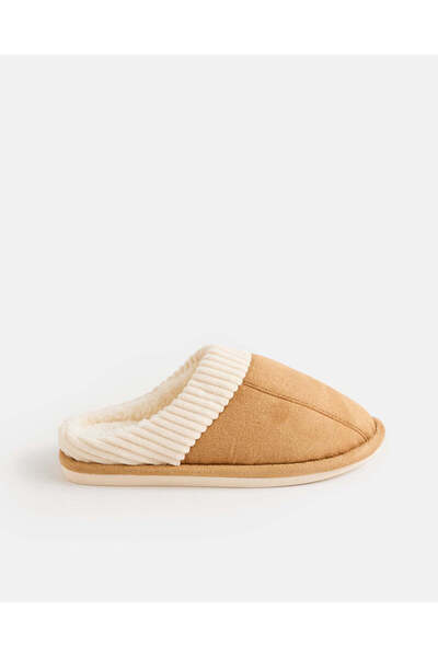 REDTAG Women Brown Textured Closed Toe Slippers