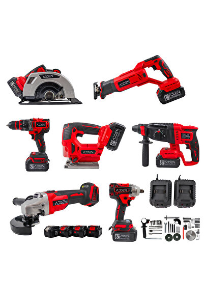 ADDEN Tilki Kuyruklu Profesyonel 7'li Set - Çok Amaçlı