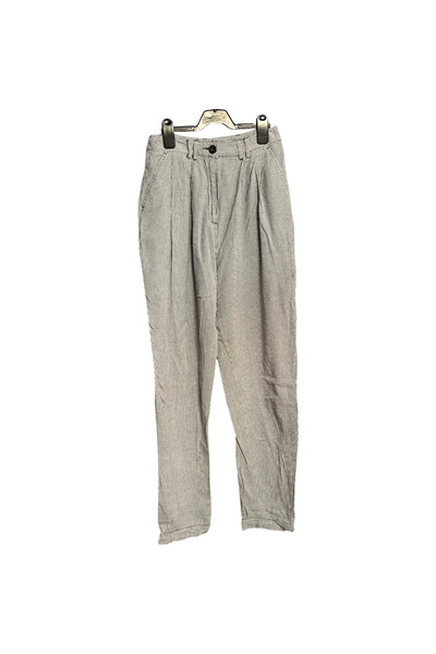 OEM Pantaloni Damă ASOS - Bumbac 100%, Croială Clasică, Eleganti - Alb-Negru,...