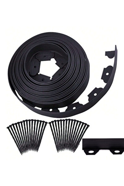 zola Kit bordura gazon, 30 ancore incluse, polipropilena, latime 4 cm, lungim...