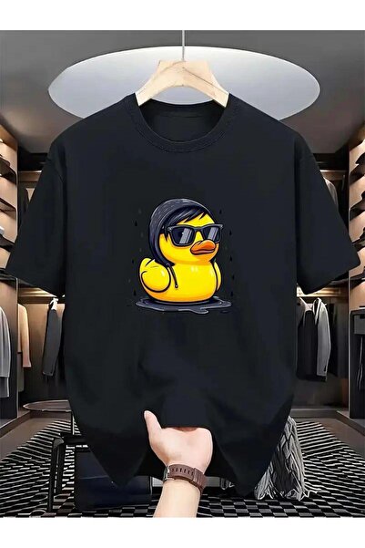 LELVANİ Μπλουζάκι με στάμπα πάπιας με γυαλιά