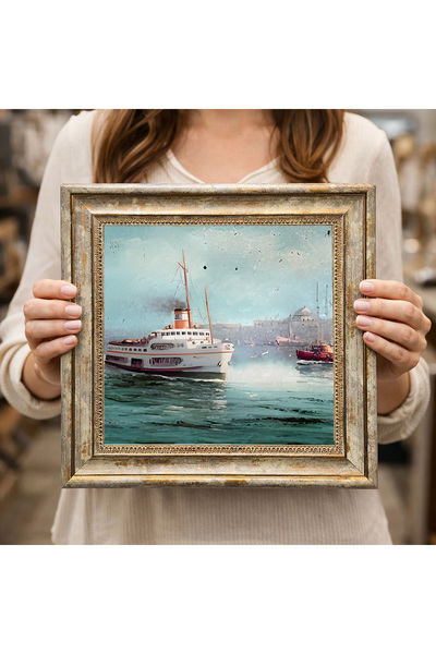 woodsia Tablou decorativ pătrat înrămat DC0227