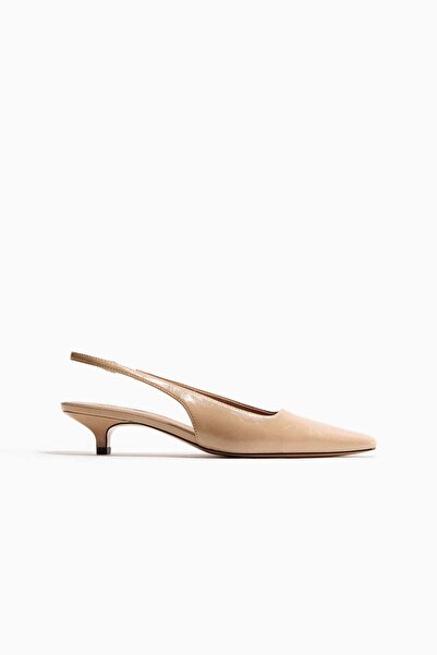 H&M Kitten-heeled slingbacks