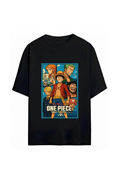 SVART WEAR Tricou oversize unisex cu imprimeu One Piece
