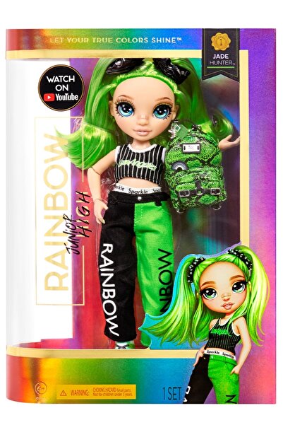 Rainbow High 579991 Papusa seria "Junior" &minus; Jade Hunter 23 cm...