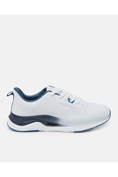 REDTAG Men White Textured Trainer