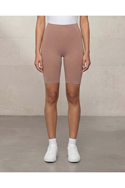 REDTAG Women Brown Biker Shorts