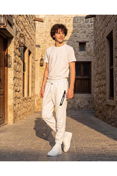 REDTAG Senior Boys White Active Pants